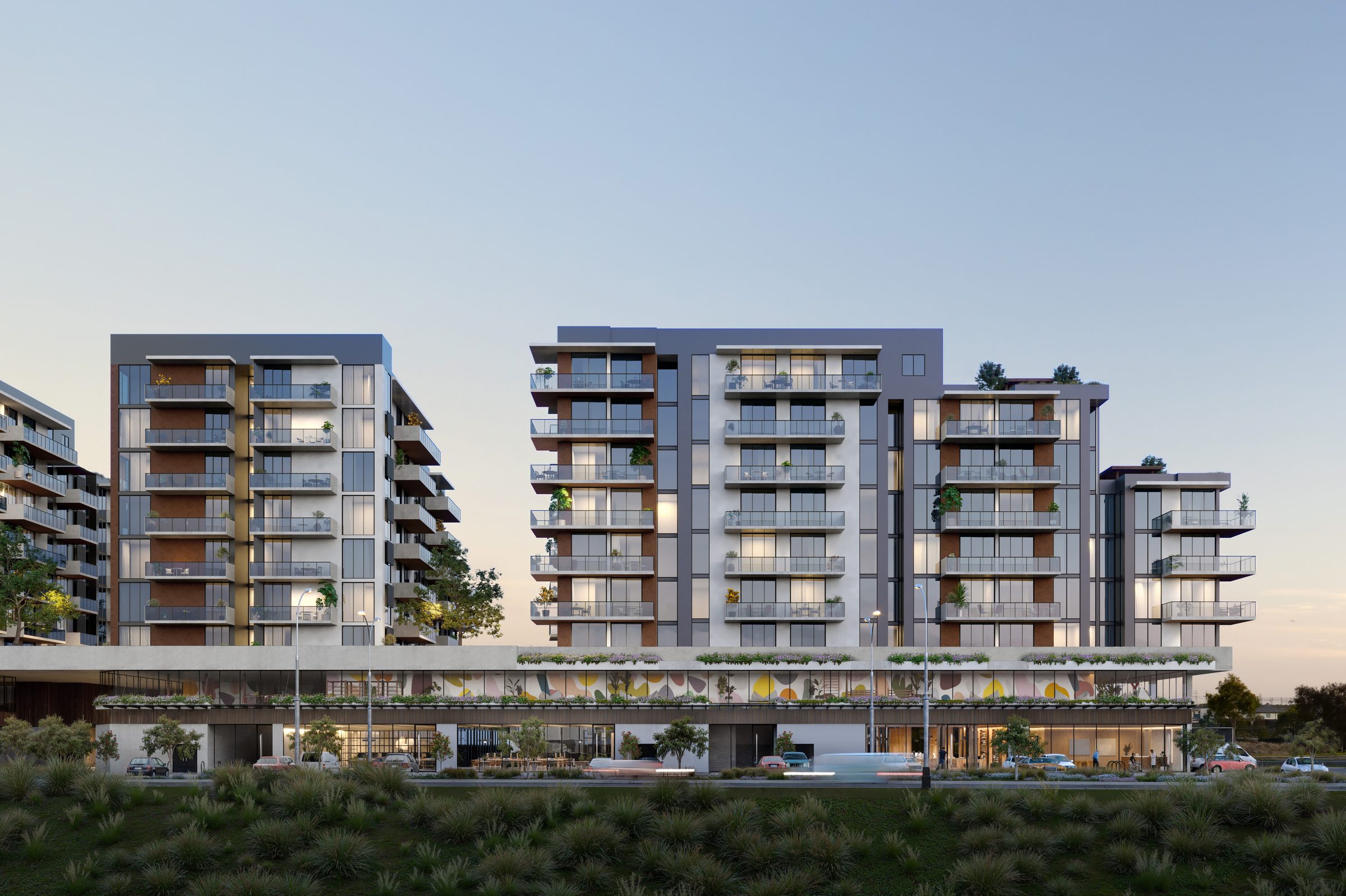 Duke & Stone four towers view